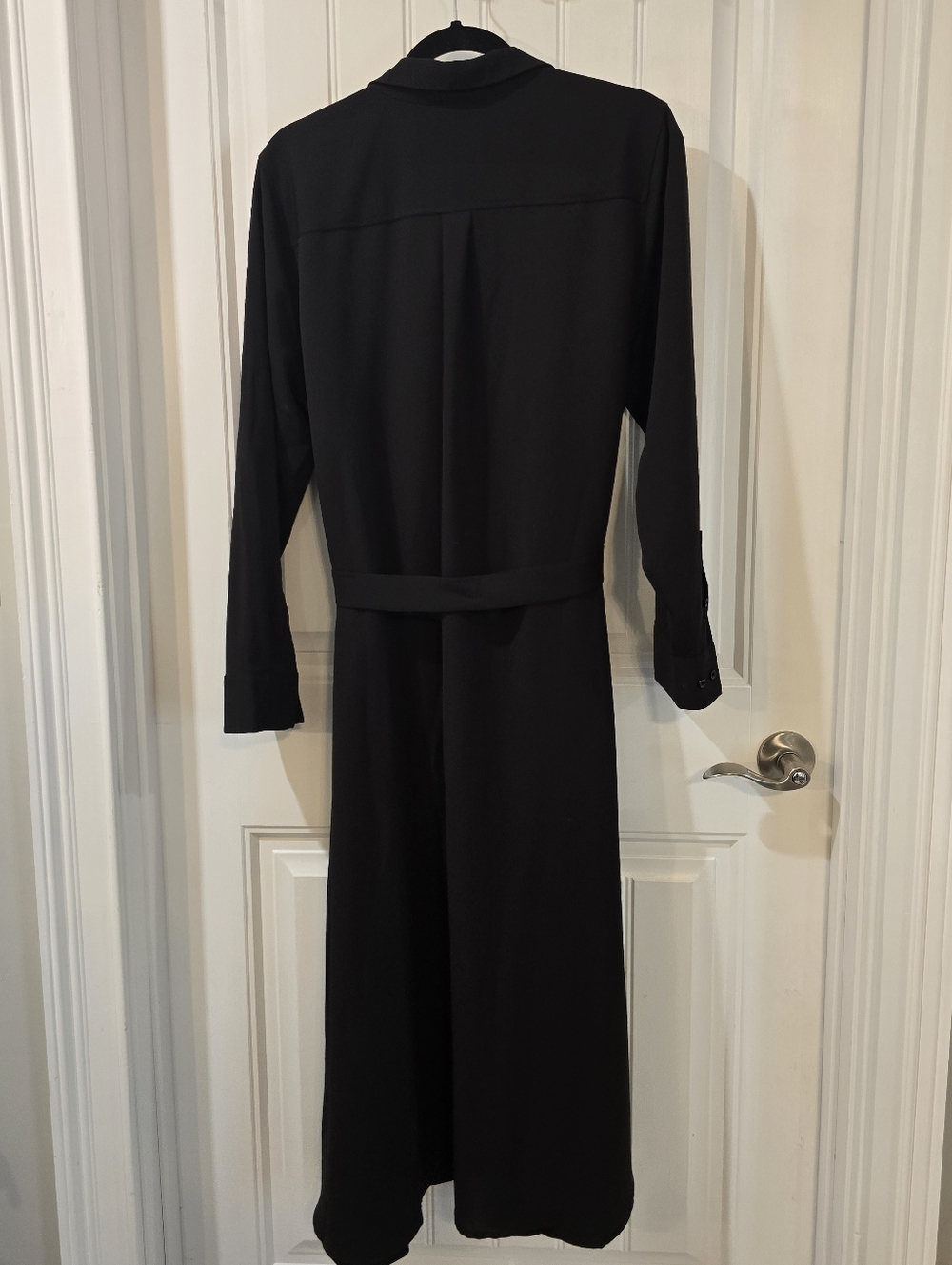 Alfani Black Shirt Dress with Tie Waist - Picture 5 of 7